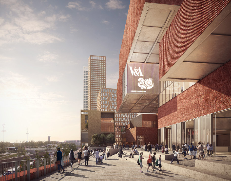 A series of red-permeable structures proposed for London by Allies and Morrison and O&rsquo;Donnell+Tuomey