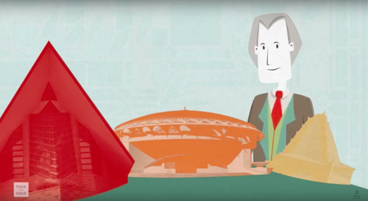 An Animated film: Frank Lloyd Wright on Arrogance