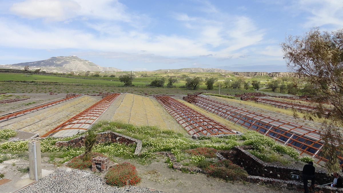 Nikos Fintikakis creates a bioclimatic shelter for Akrotiri Archaeological site in Greece