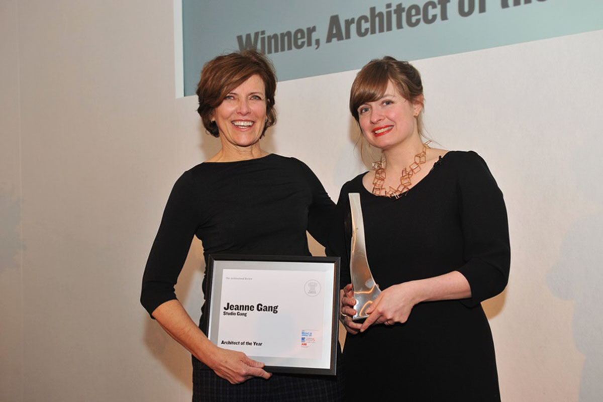 Jeanne Gang wins Architect of the Year & Gabriela Etchegaray is the winner of the Moira Gemmil Prize