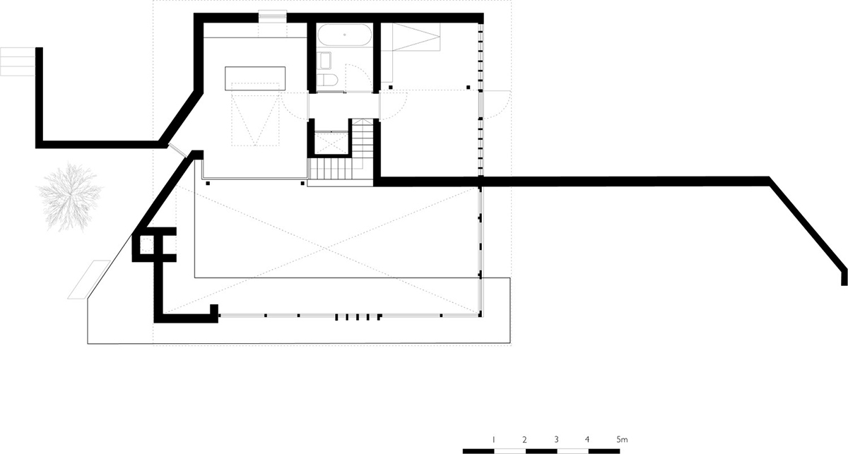 Ansty Plum is reimagined atop steep wooded slope in Wlitshire by Coppin Dockray
