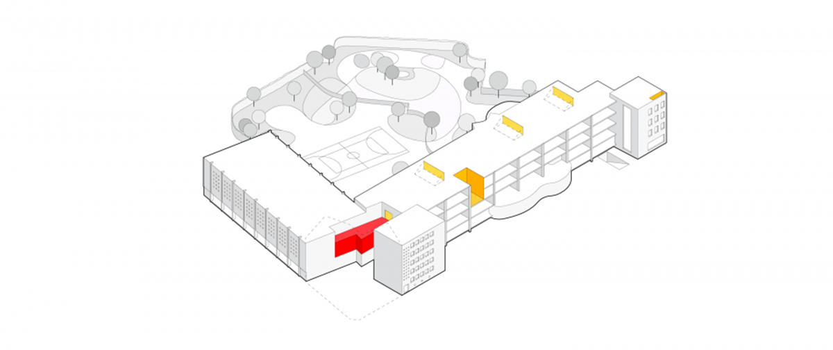 Dominique Coulon & Associ&eacute;s creates fluid and playful spaces for the &lsquo;Saint-Jean&rsquo; school in France