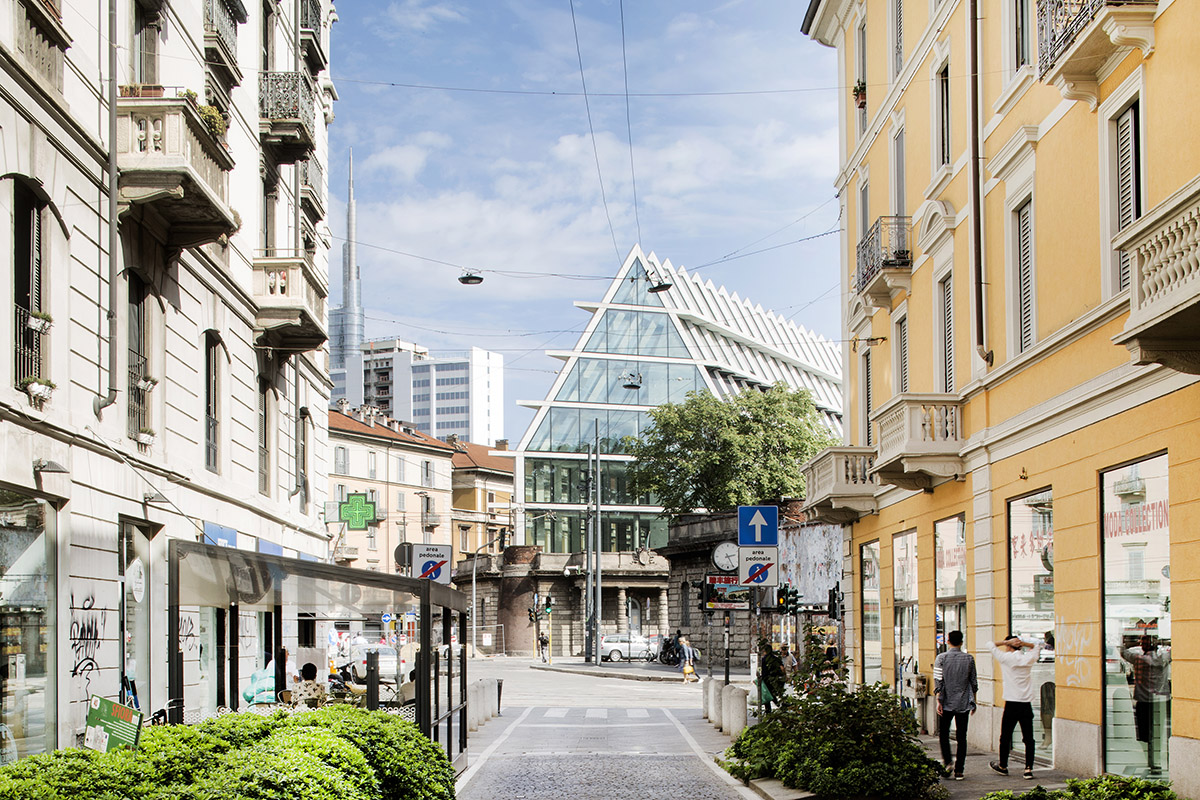 Herzog & de Meuron’s grid-geared Feltrinelli Porta Volta opened in Milan