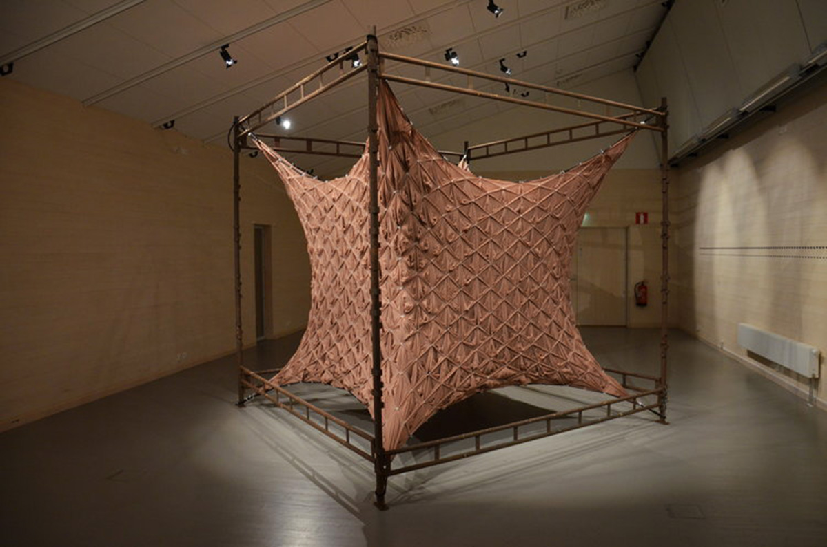 Skin designed by NEON criticizes modernist architecture over a handmade sculpture