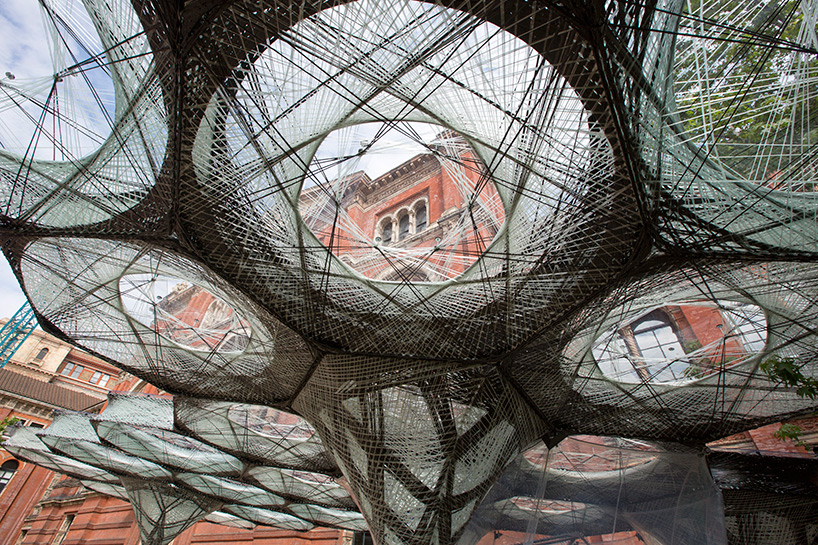 Most-awaited robotic fabrication Elytra Filament Pavilion is on view at the V&A Museum