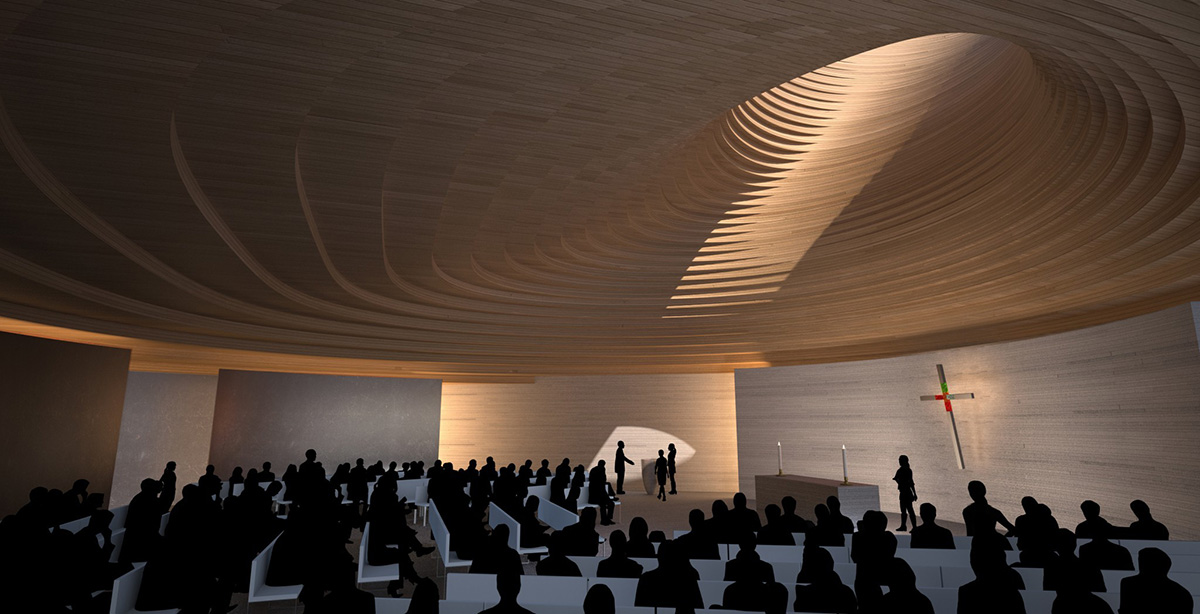 Sn&oslash;hetta wins competition for new Ulstein Church with &rsquo;Excelsior&rsquo; project