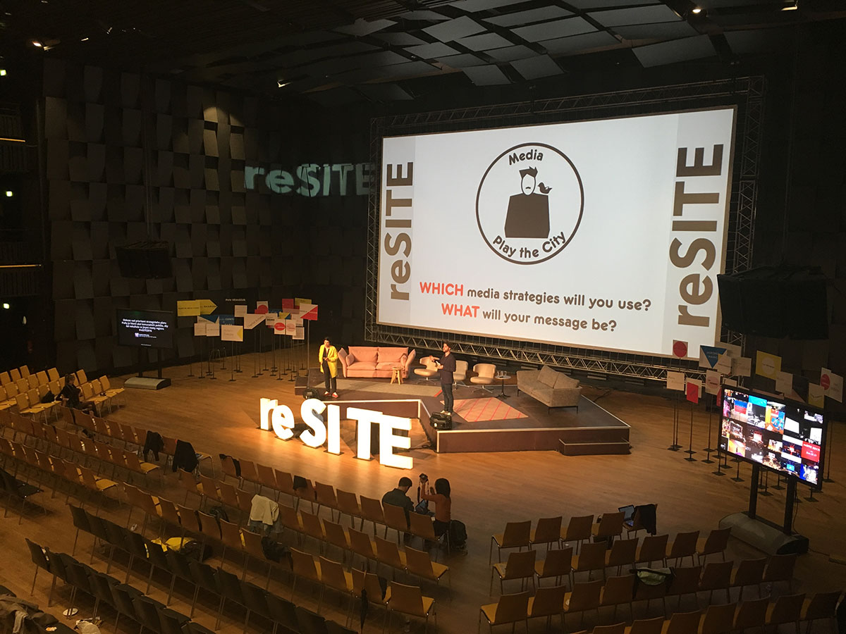 Migrating Ideas: Play The City created Diverse Planning for Win-Win Situations at reSITE 2016