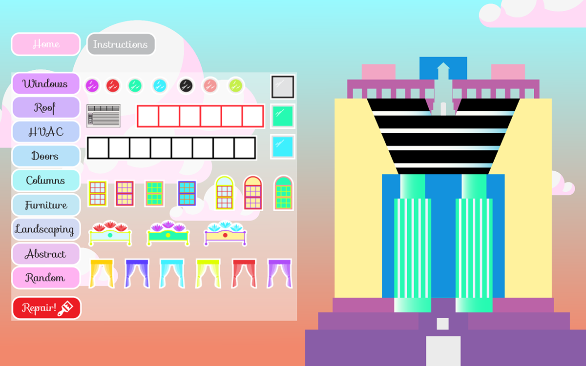 Overly Attached Cute:  A game shapes the preservation process of buildings developed by Joanna Grant