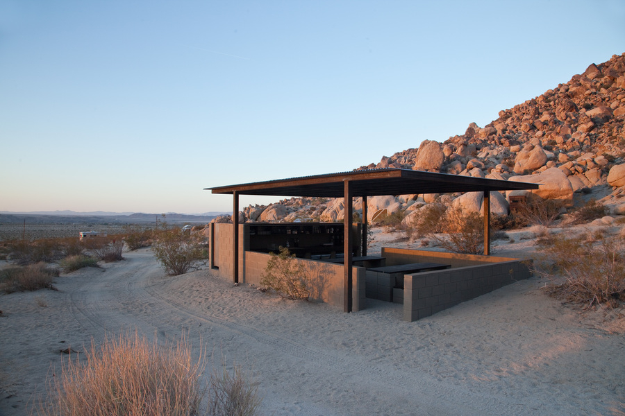 Andrea Zittel’s Wagon Stations are temporary pods for travellers+refugees in the California desert