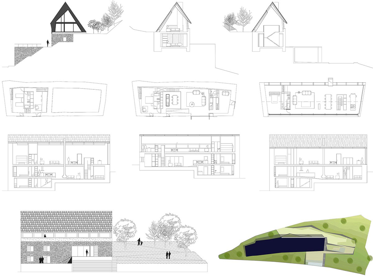 Cadaval & Sola-Morales renovates existing old vernacular house by using dry stone in Spain