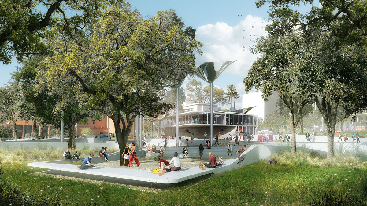 Los Angeles City selected OMA, MLA, + IDEO to design FAB Park in Downtown LA