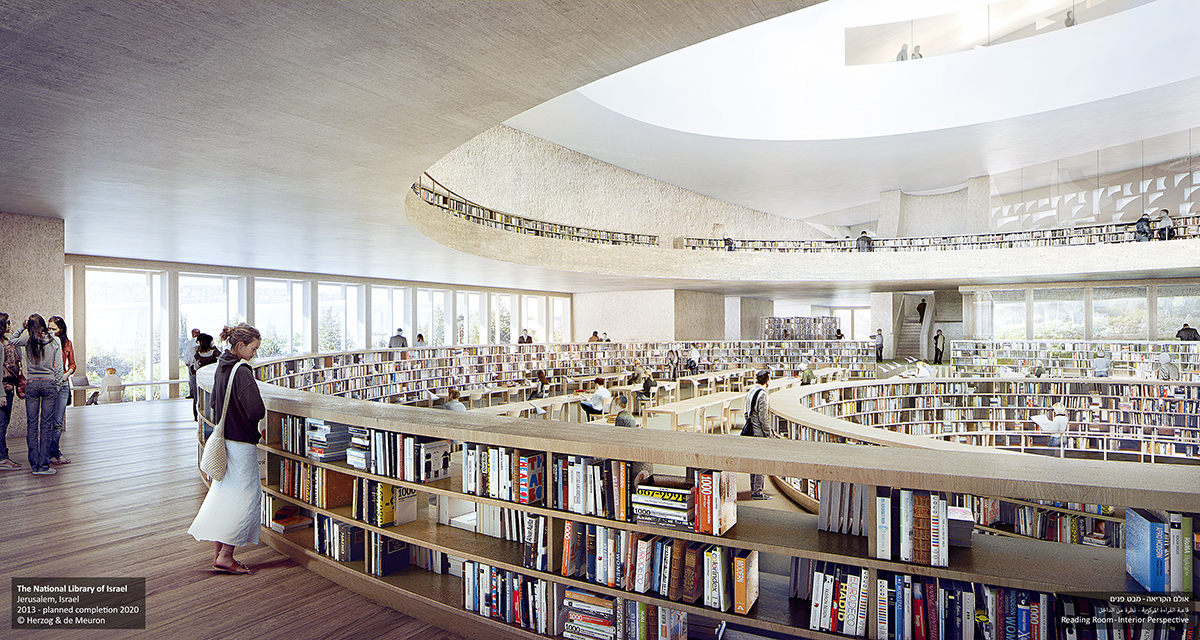 National Library of Israel designed by Herzog & de Meuron breaks ground in Jerusalem