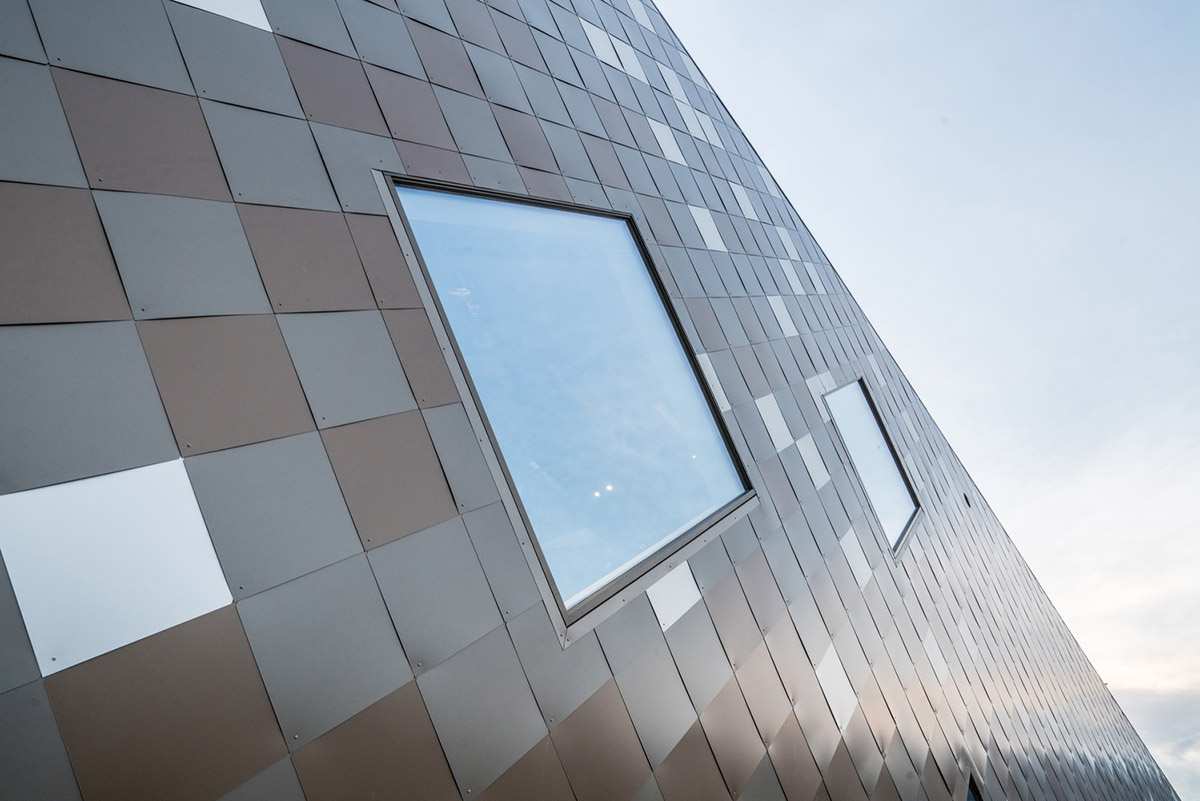 Reiulf Ramstad Arkitekter completes Norwegian Mountaineering Center with patterned facade