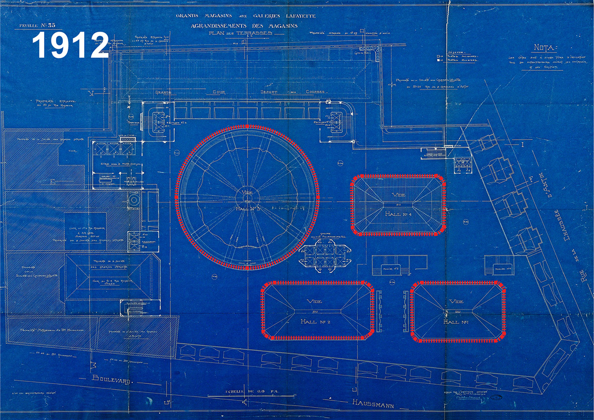 OMA creates ’diversions’ for visitors in the proposal of Galeries Lafayette Lumière in Paris