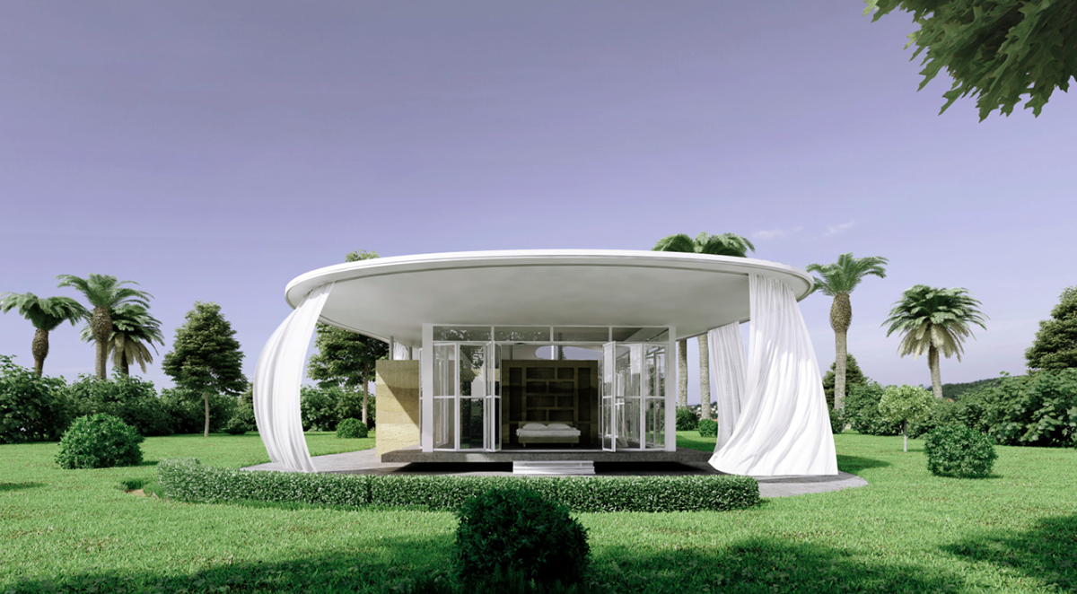 Philippe Barriere designed an eco-friendly residence and atelier in Morocco