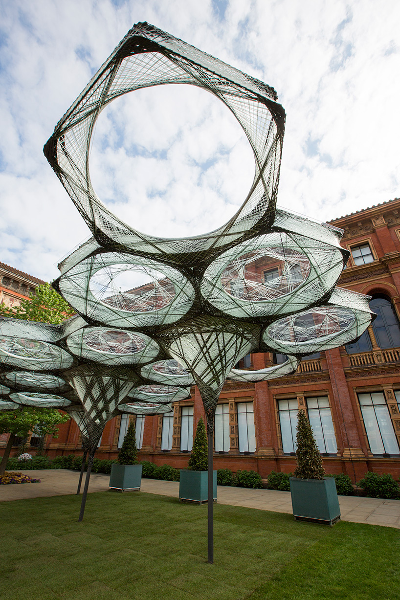 Most-awaited robotic fabrication Elytra Filament Pavilion is on view at the V&A Museum