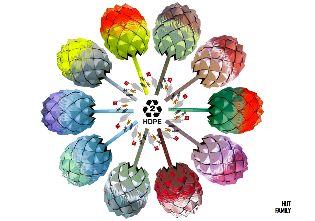 SPARK Architects revives Singapore&rsquo;s East Coast Park with &rsquo;Beach Huts&rsquo; produced from recycle waste