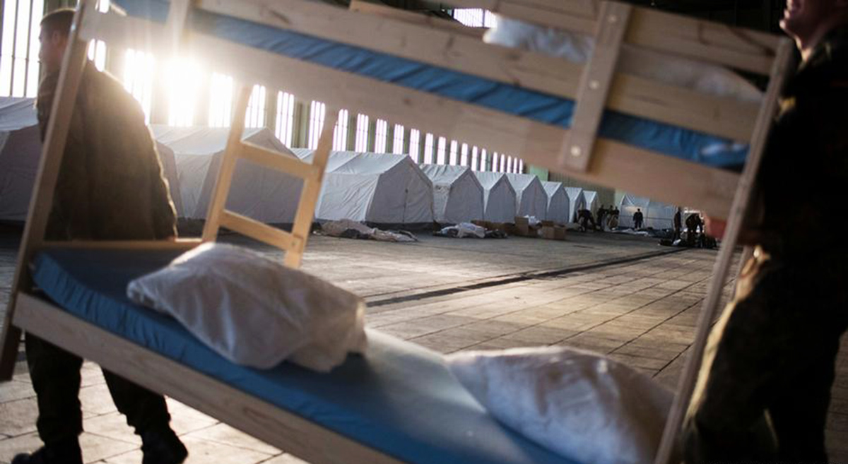 Berlin’s Tempelhof Airport transforms into Germany’s largest refugee camp