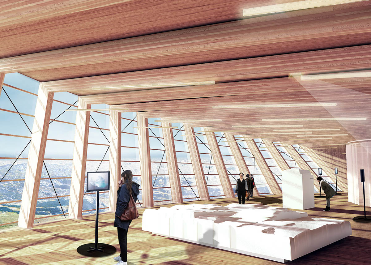 Dorte Mandrup proposes curvaceous icefiord centre in the UNESCO-protected area of Greenland