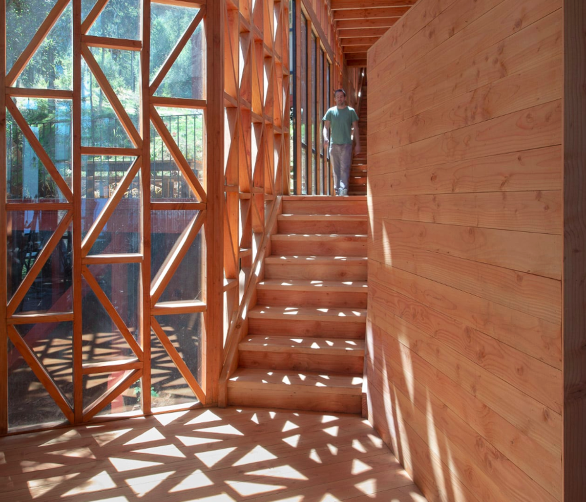 Sebastian Irarrazaval completes snake-shaped 2Y House in Chile’s wild forests