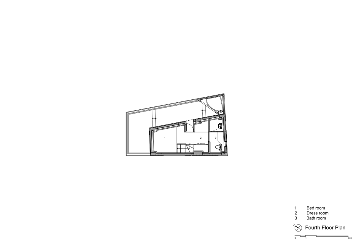 Moon Hoon completes Dogok Maximum mixed-use narrow house in Seoul with randomly drawn windows
