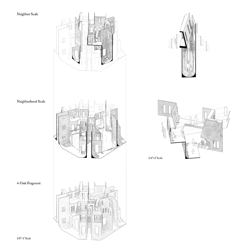 Rafael Berges proposes collective living unit redefining our public and domestic realms
