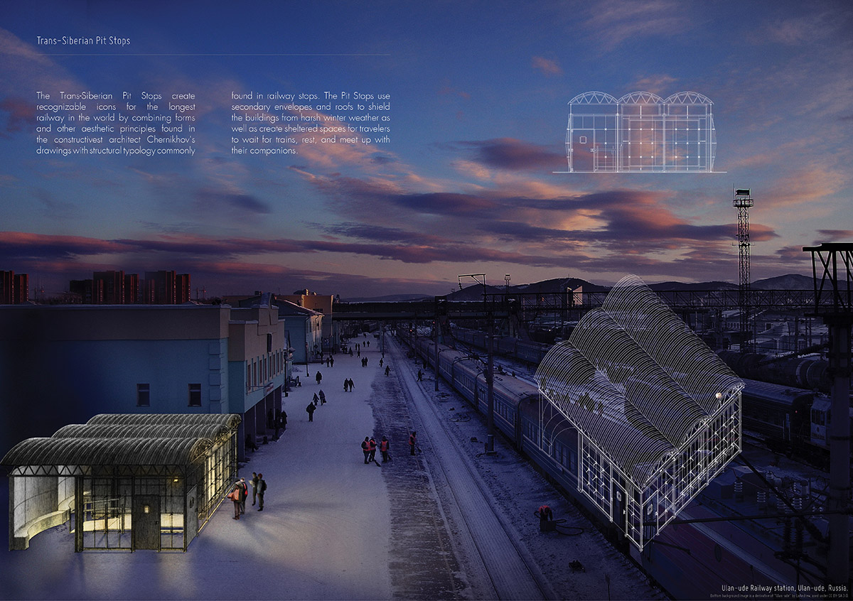 Bee Breeders Architecture Competitions announced Trans Siberian Pit Stops winners