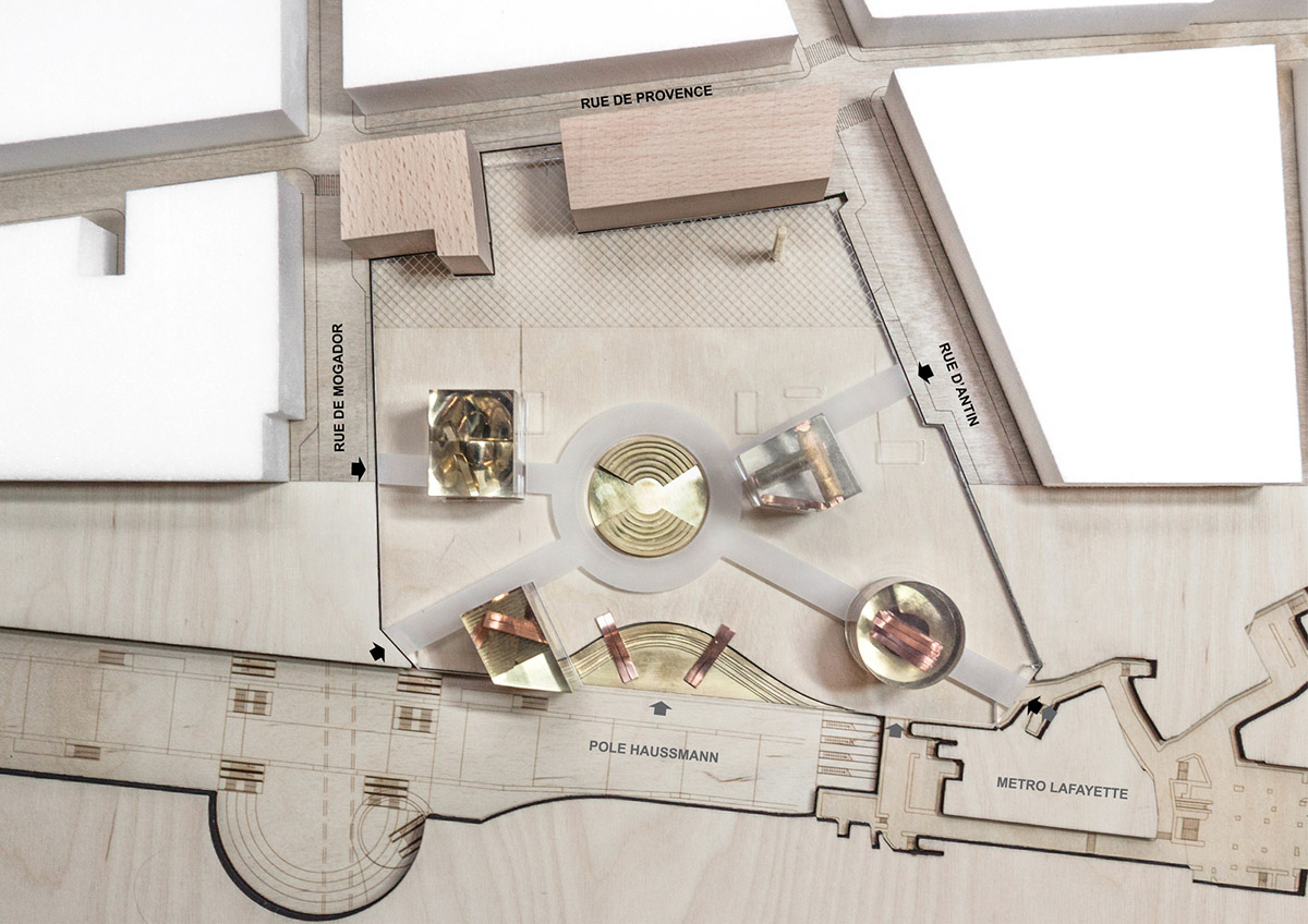 OMA creates ’diversions’ for visitors in the proposal of Galeries Lafayette Lumière in Paris