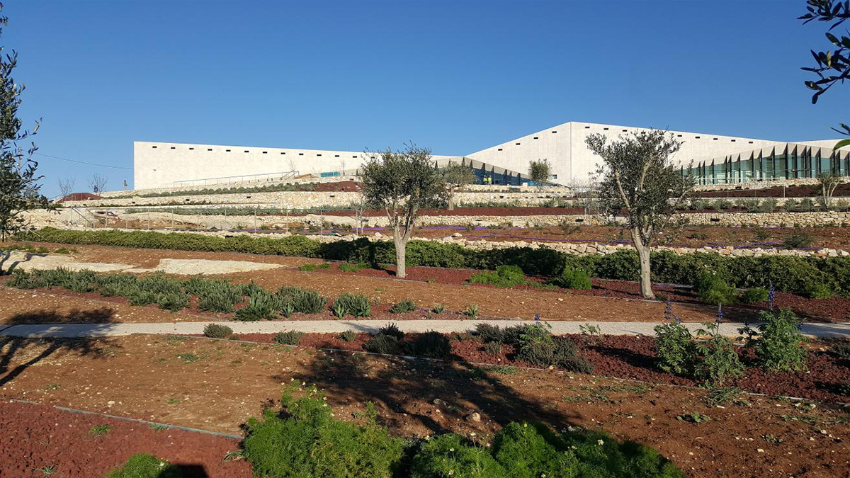 The Palestinian Museum designed by Heneghan Peng Architects opened in Birzeit