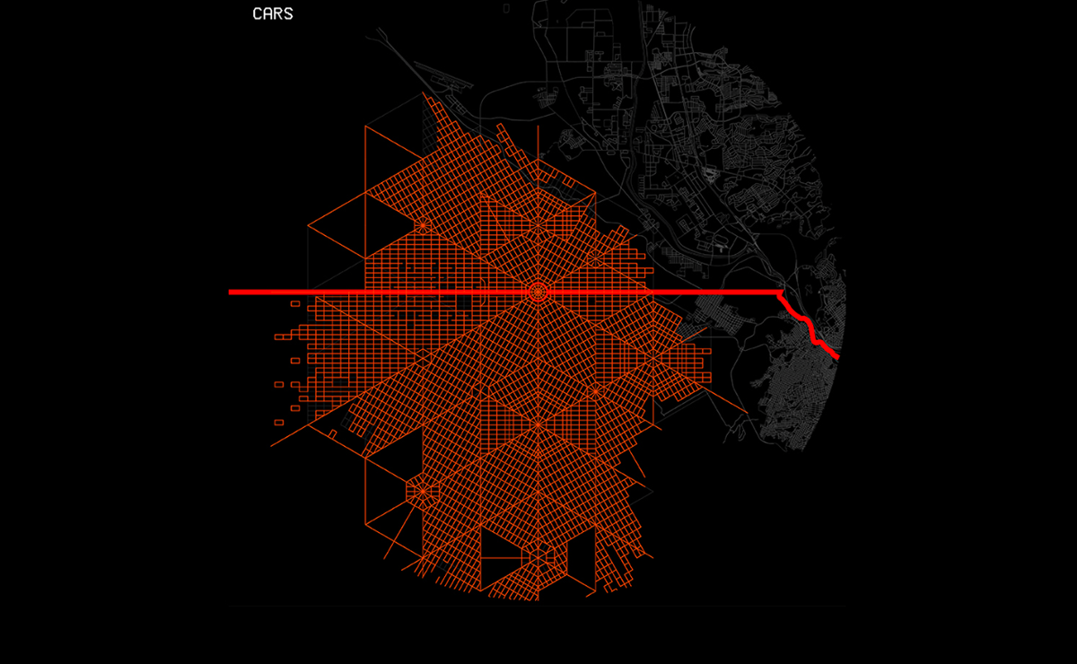 Fernando Romero envisions Mexico and USA Border with Border City over hexagonal layout