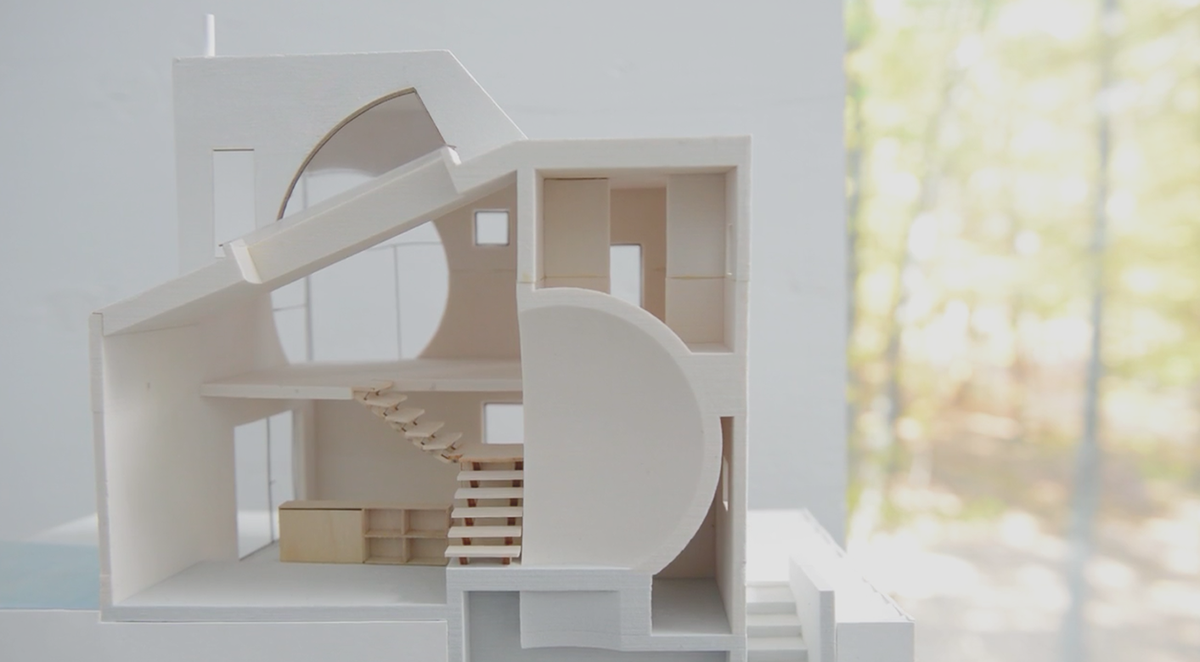 Walk through Steven Holl&rsquo;s Ex of In House with designers Steven Holl and Dimitra Tsachrelia