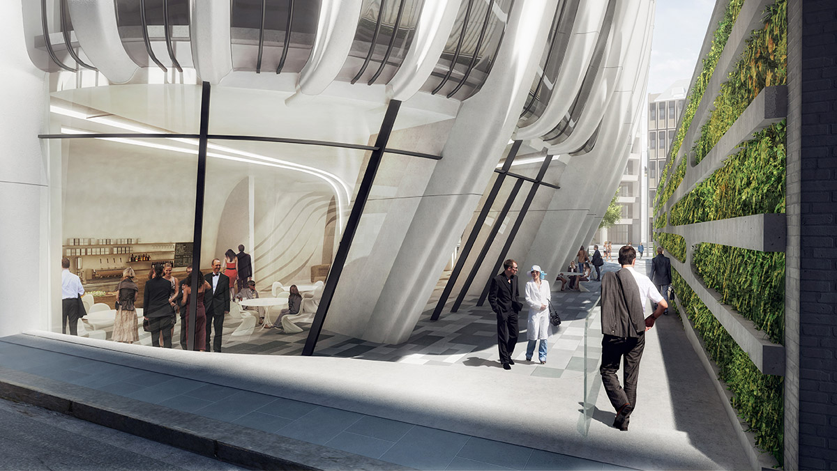 Zaha Hadid Architects’ ’Lacework’ 600 Collins Street Tower in Melbourne receives planning permission