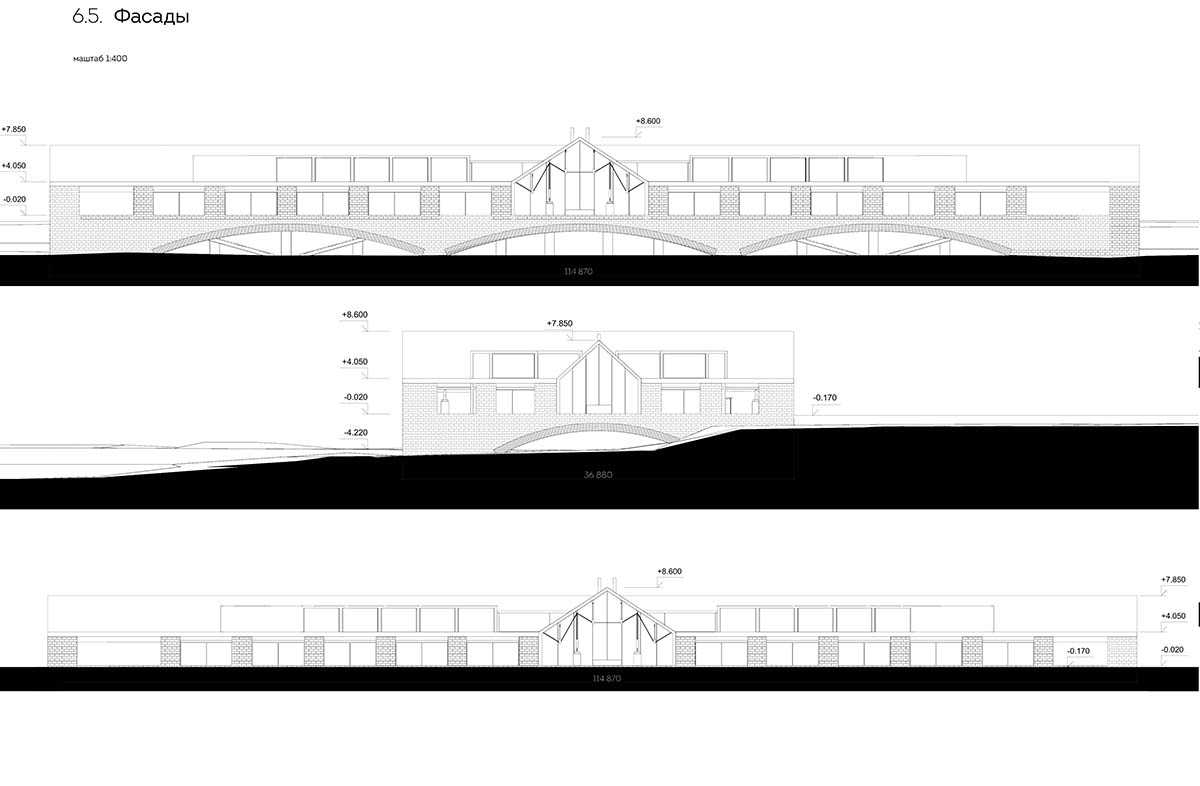 Architectural studio Chado designs a stone hulk-like hotel complex in Russia