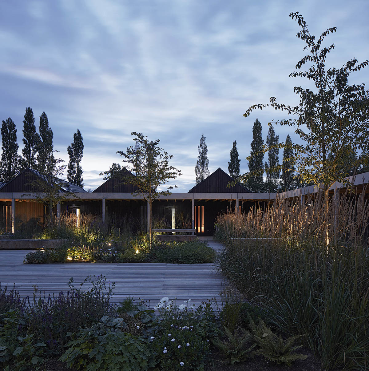 A Buddhist retreat in the Suffolk countryside reopened, designed by Walters & Cohen Architects
