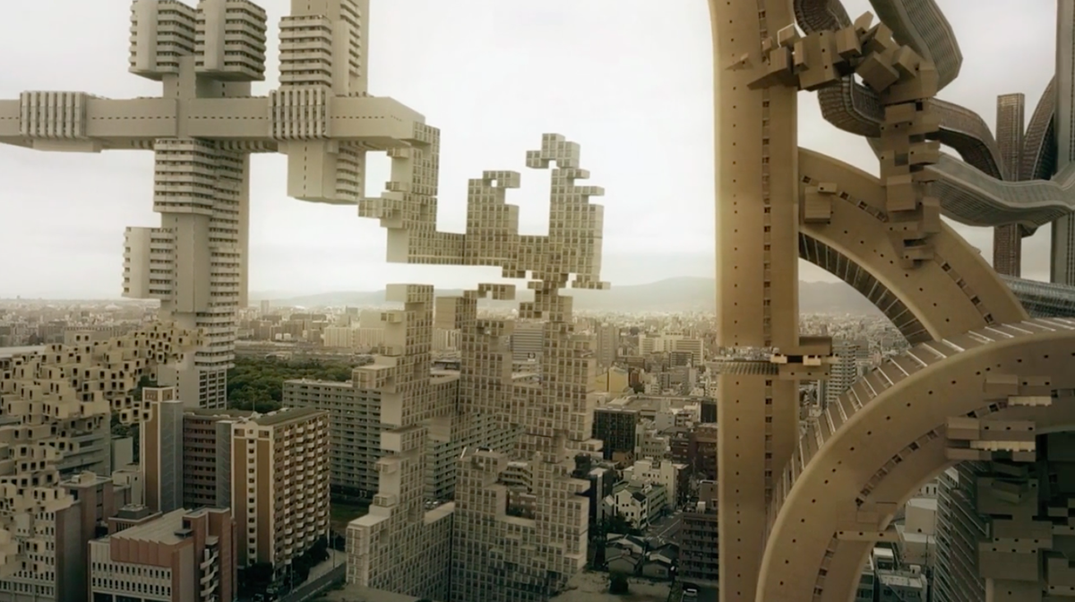 AUJIK’s ’Spatial Bodies’ depicts urban landscapes and architectural bodies as living organisms