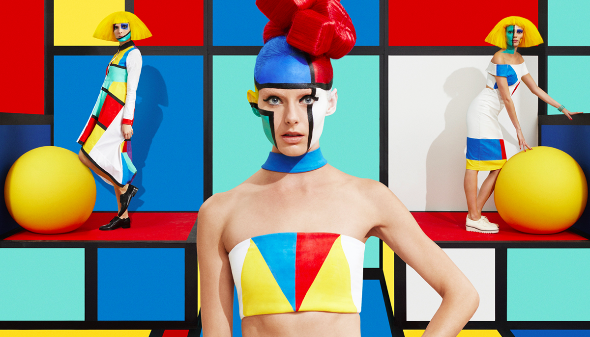 Sagmeister & Walsh created a series of pop-art paintings for Aïzone’s Fall/Winter 2016 campaign