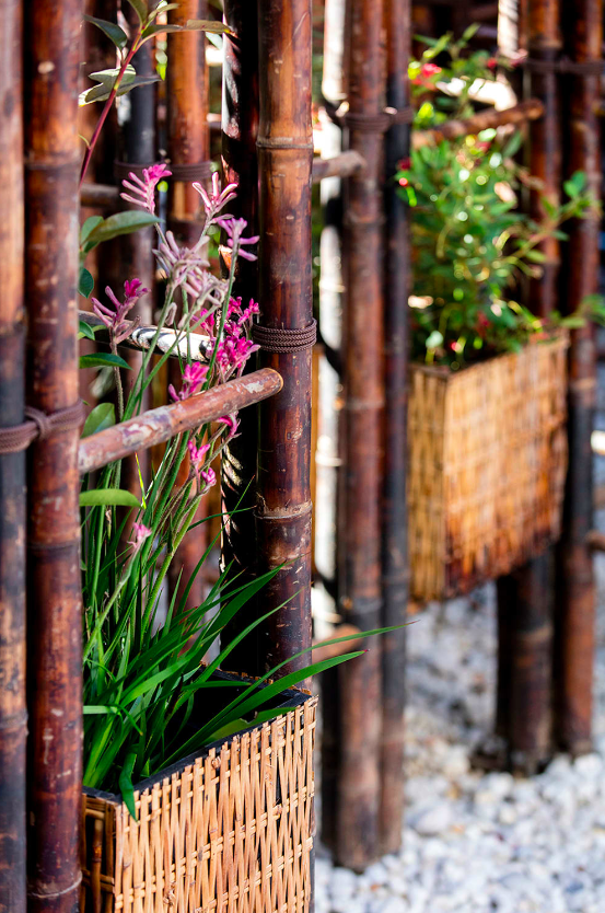 Vo Trong Nghia interlocks a large number of bamboos in Green Ladder structure