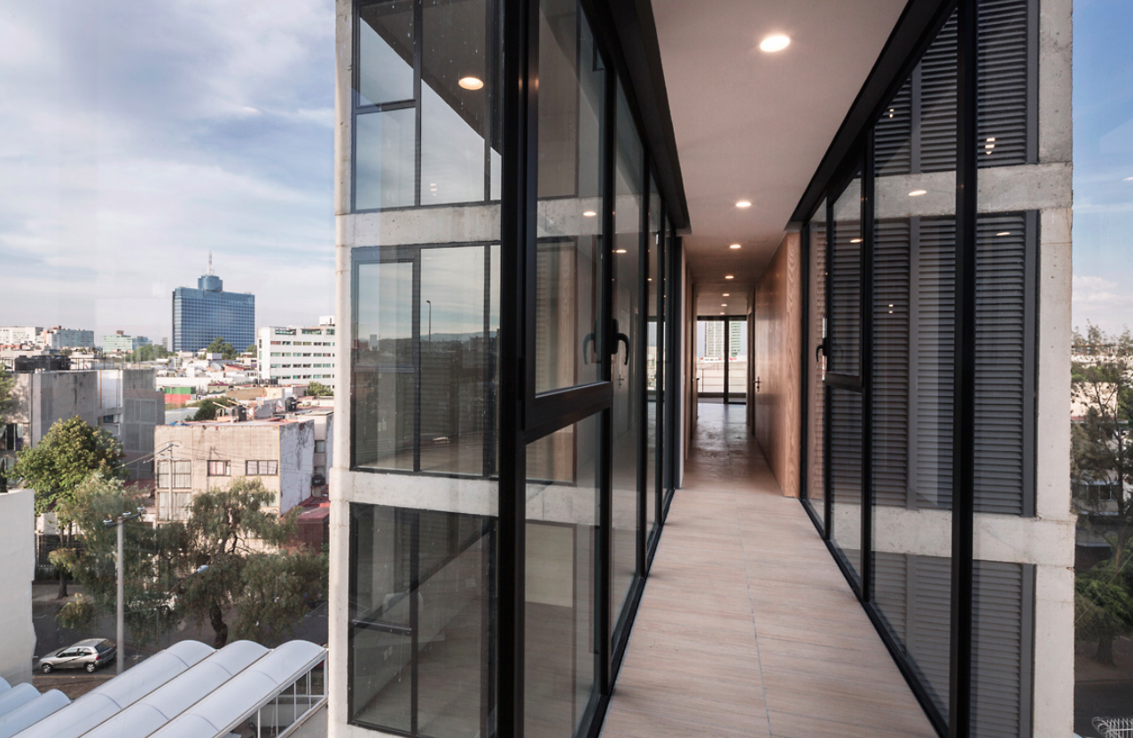 Carlos Marin completes hybrid residential building Rodin 33 in Mexico city