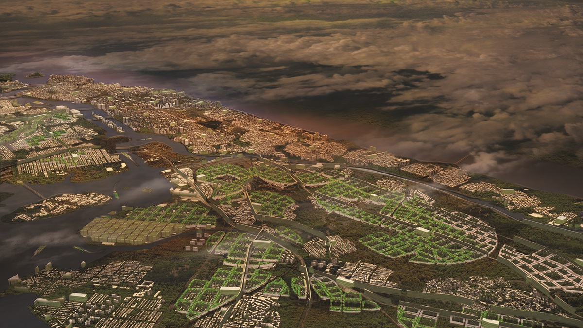 Terreform proposes an autonomous and self-sufficient city with New York City (Steady) State project