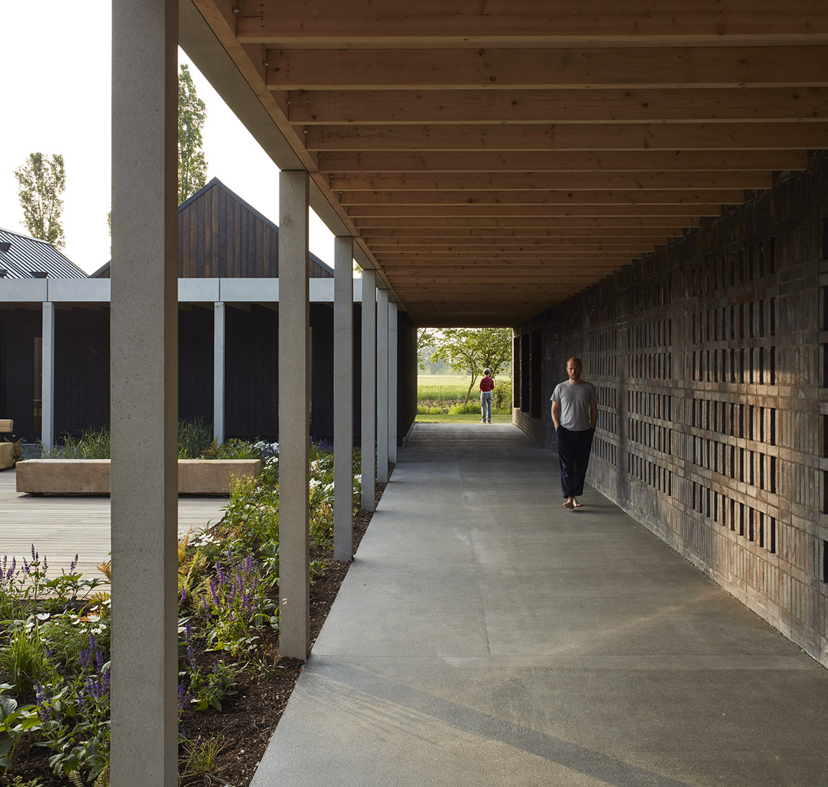A Buddhist retreat in the Suffolk countryside reopened, designed by Walters & Cohen Architects