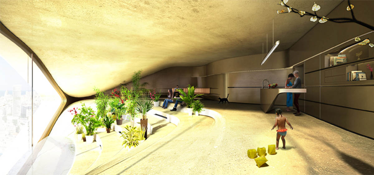 David Tachman Architects proposes a new tower for Tel-Aviv integrating public automated car-park