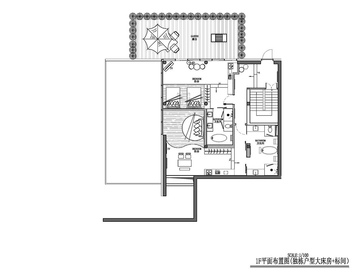 The Ripple Hotel and its furnitures are completely made up of wood and bamboo designed by Li Xiang
