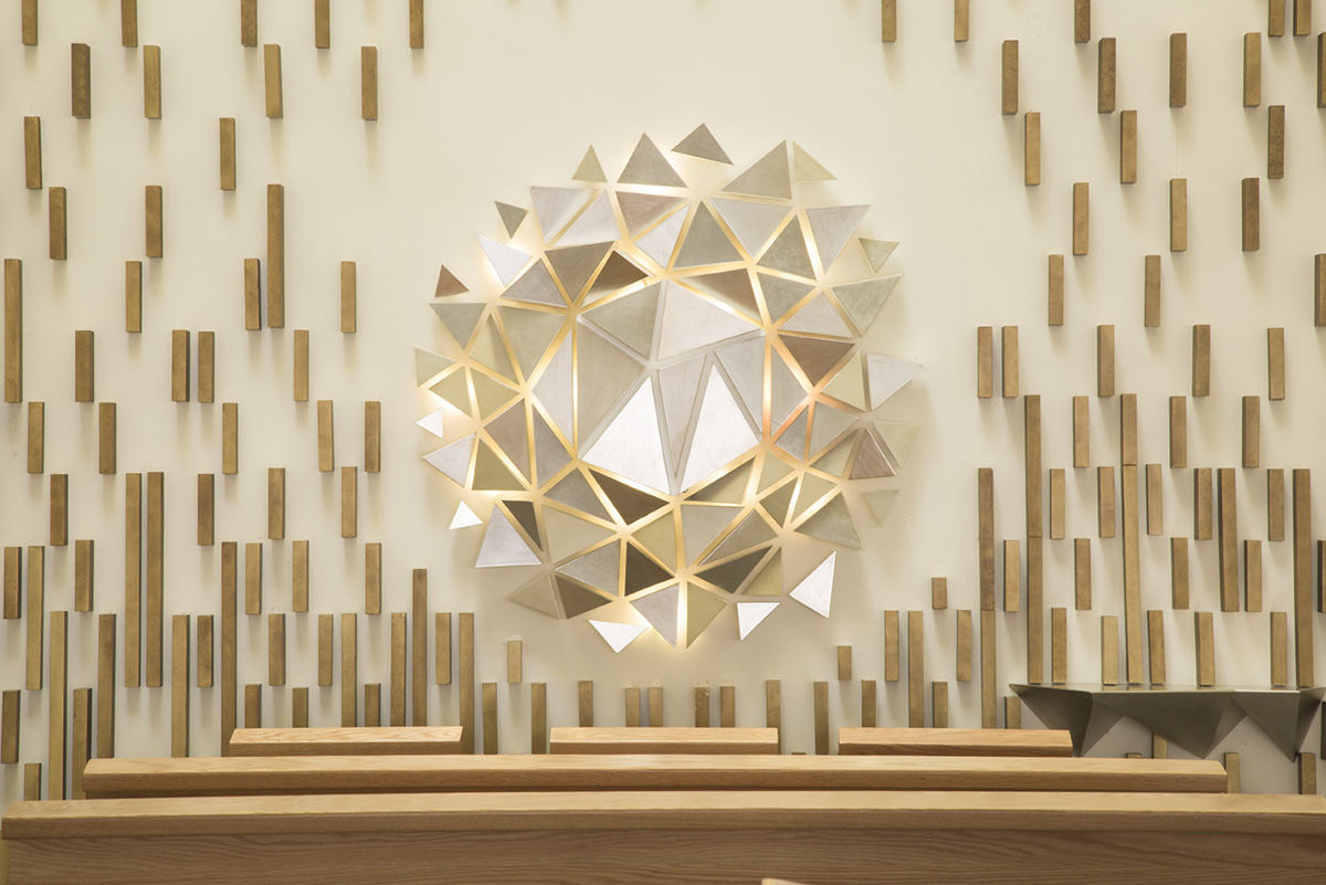 A multifaceted sculptural Parish Church by Moneo Brock settled in mountain landscape of Monterrey