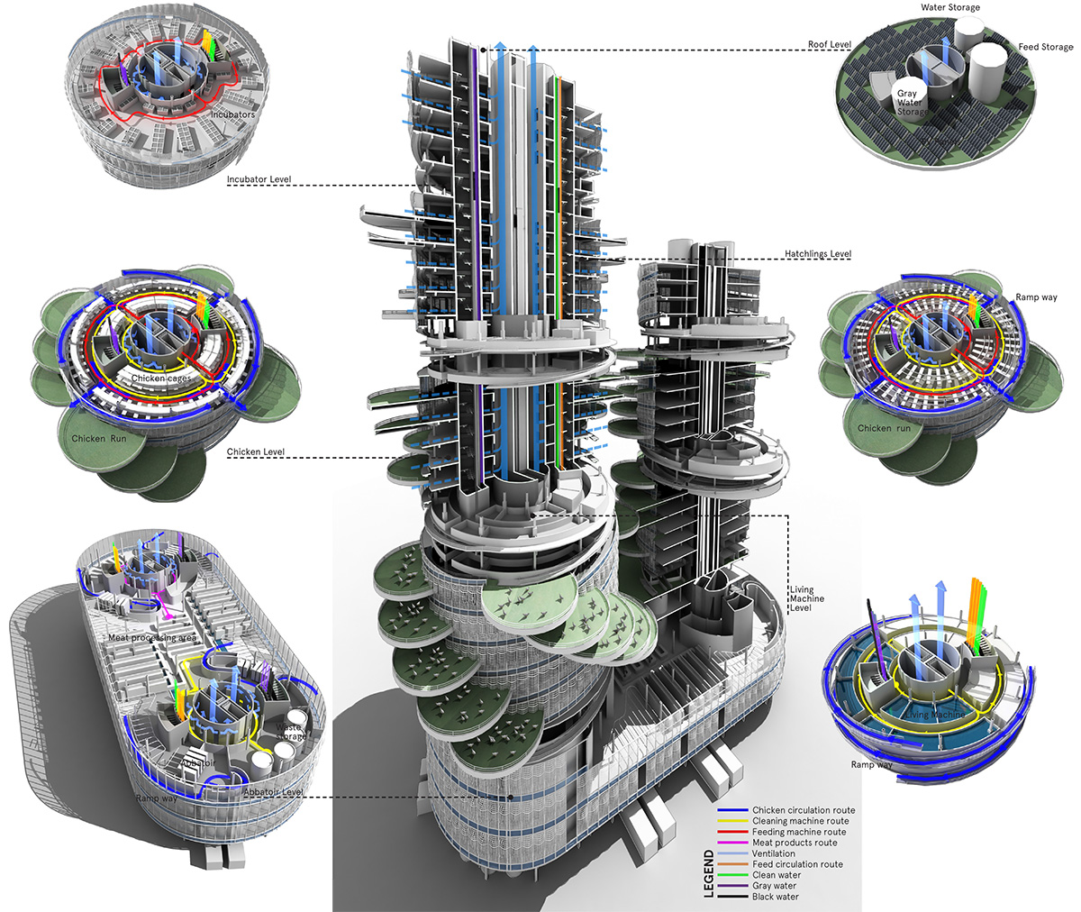 Terreform proposes an autonomous and self-sufficient city with New York City (Steady) State project