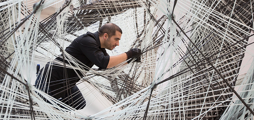 Most-awaited robotic fabrication Elytra Filament Pavilion is on view at the V&A Museum