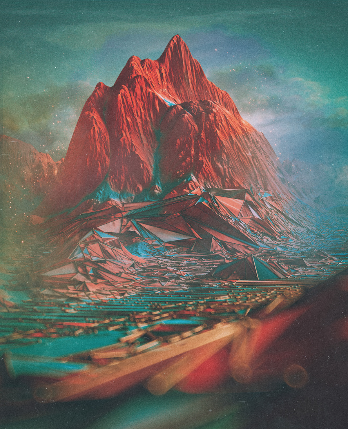 Mike Winkelmann reimagines future landscapes as gigantic elements of everyday life