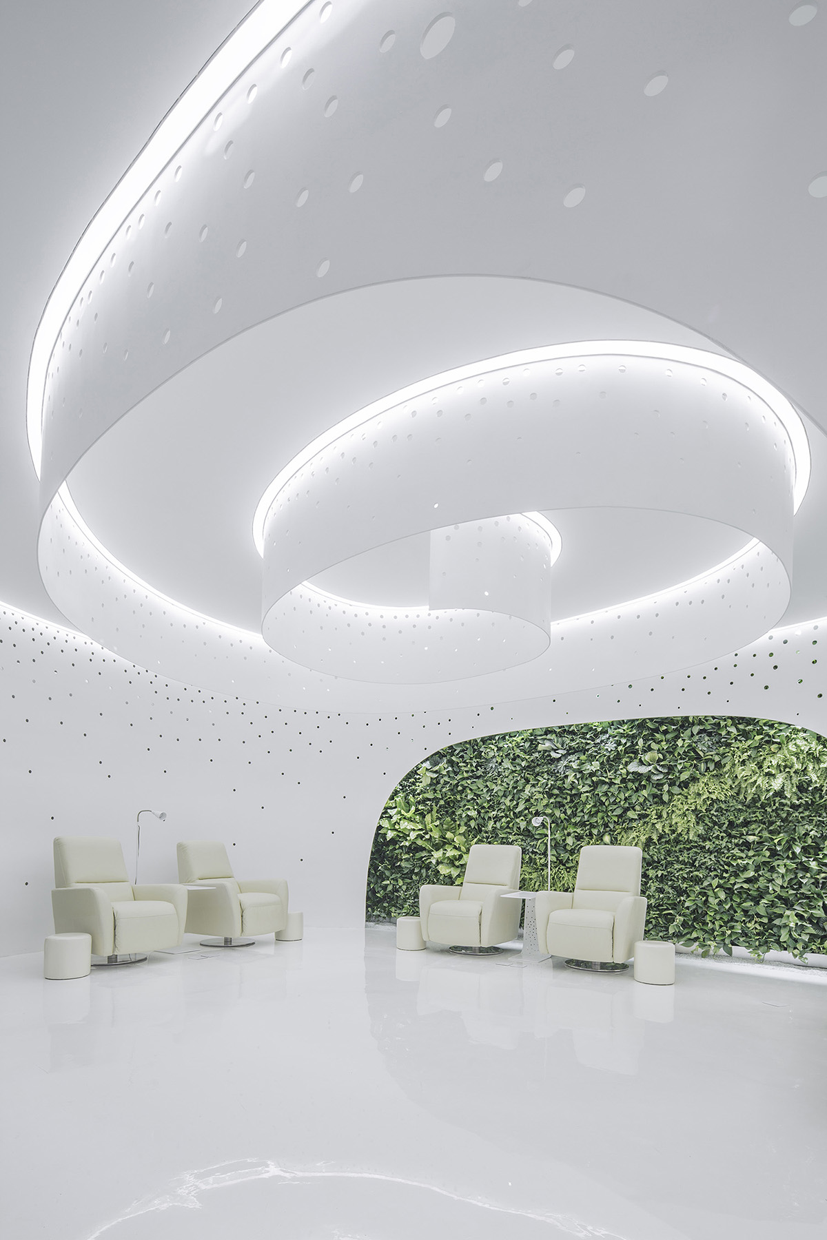 Arch Studio creates Helix Garden for Lily Nails Salon in Beijing