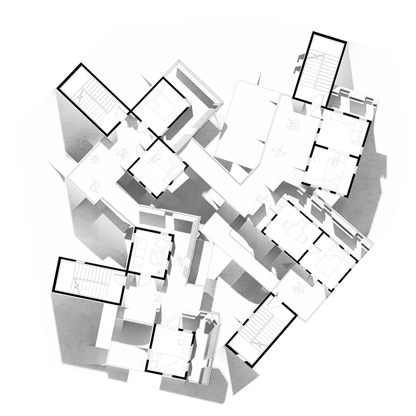 Rafael Berges proposes collective living unit redefining our public and domestic realms