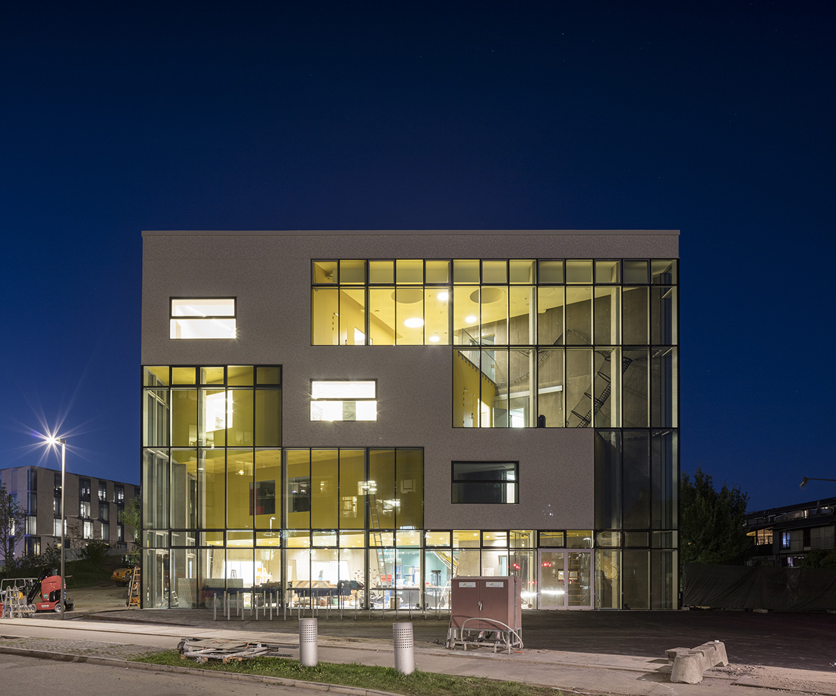MVDRV and ADEPT’s community centre KuBe featuring playful urban gardens opened in Copenhagen