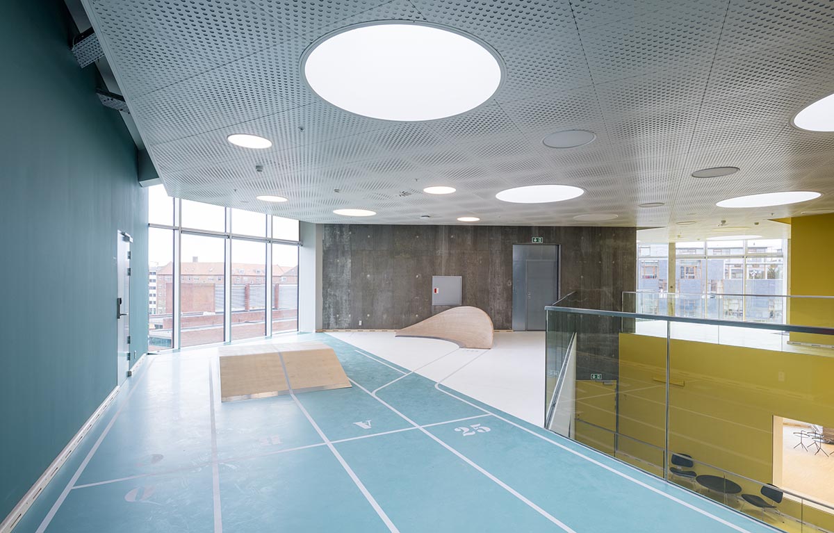 MVDRV and ADEPT’s community centre KuBe featuring playful urban gardens opened in Copenhagen